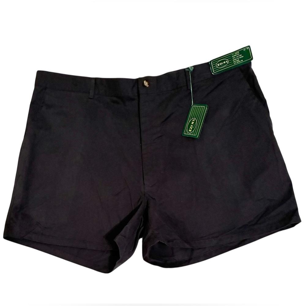 IZOD Men’s Shorts Size 42 Gunmetal NWT 100% Cotton 4” Inseam Casual
